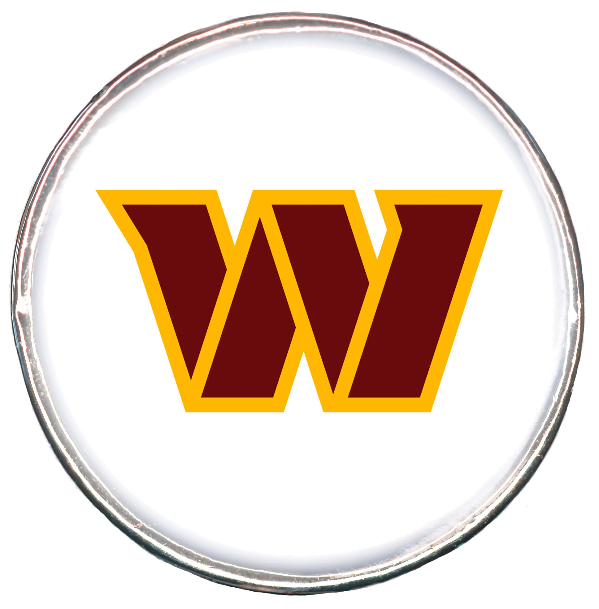 20mm Washington Commanders NFL Football Logo Snap Charms
