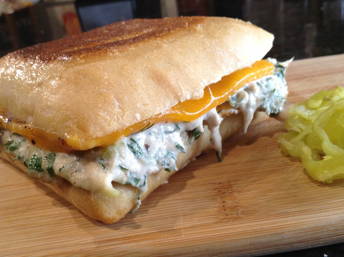 Tuna Melt Made From Smoked Tuna!