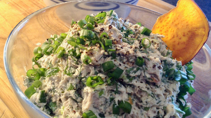 Smoke Tuna Dip & Homemade Potato Chips