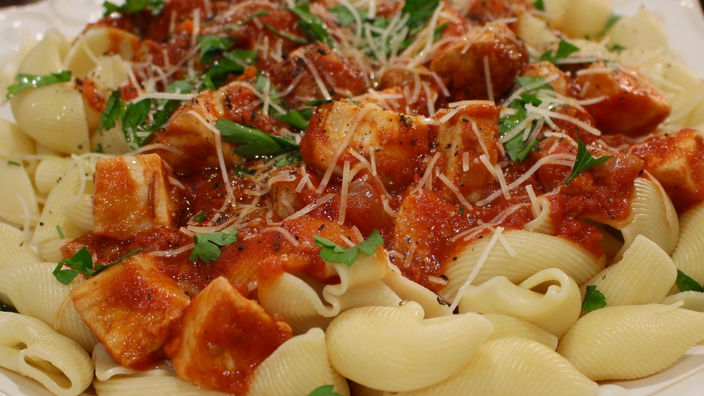 Fish Pasta! Yum!