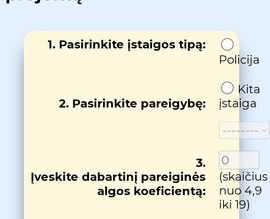 Kaip keistųsi atlygis priėmus Vidaus tarnybos statuto projektą?