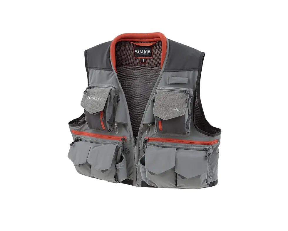 SIMMS Guide Fishing Vest - Steel