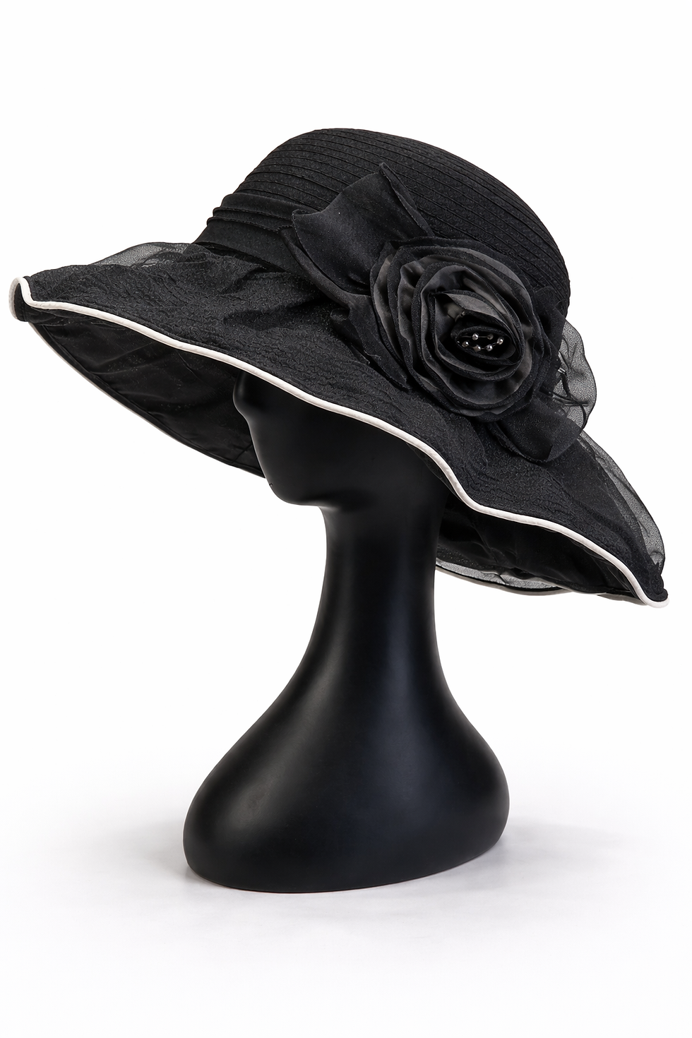 Thumbnail: Classic Floral Organza Hat