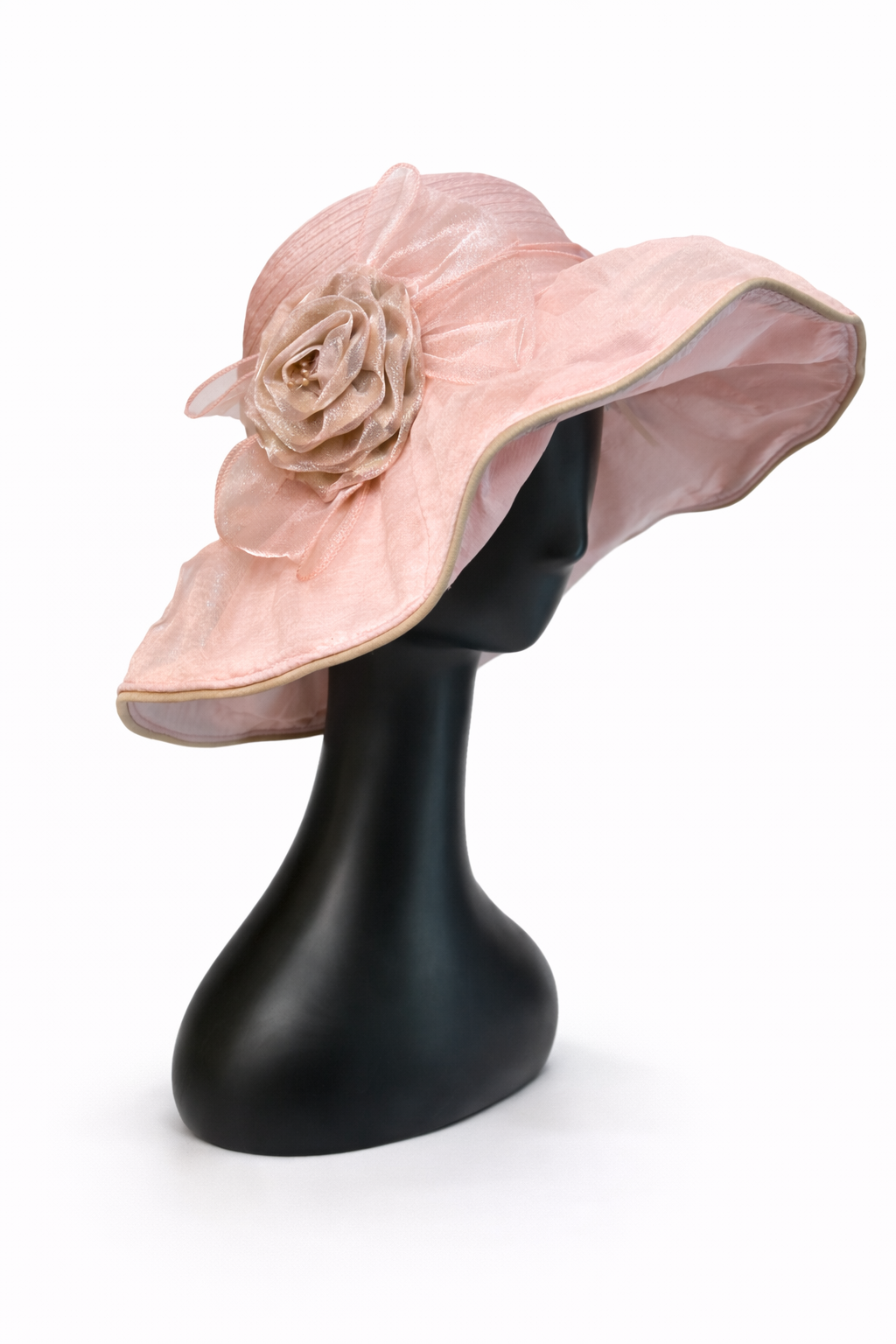 Classic Floral Organza Hat