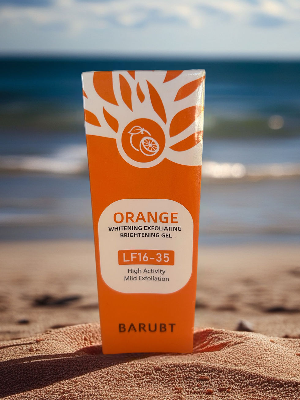Orange Whitening Exfoliating Brightening Gel
