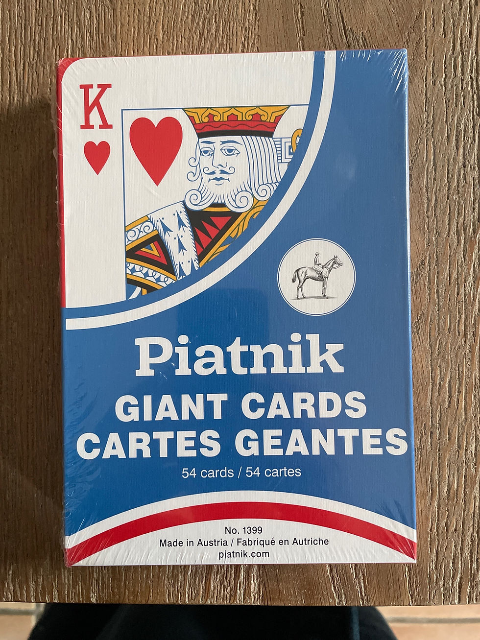 Cartes jumbo Piatnik 