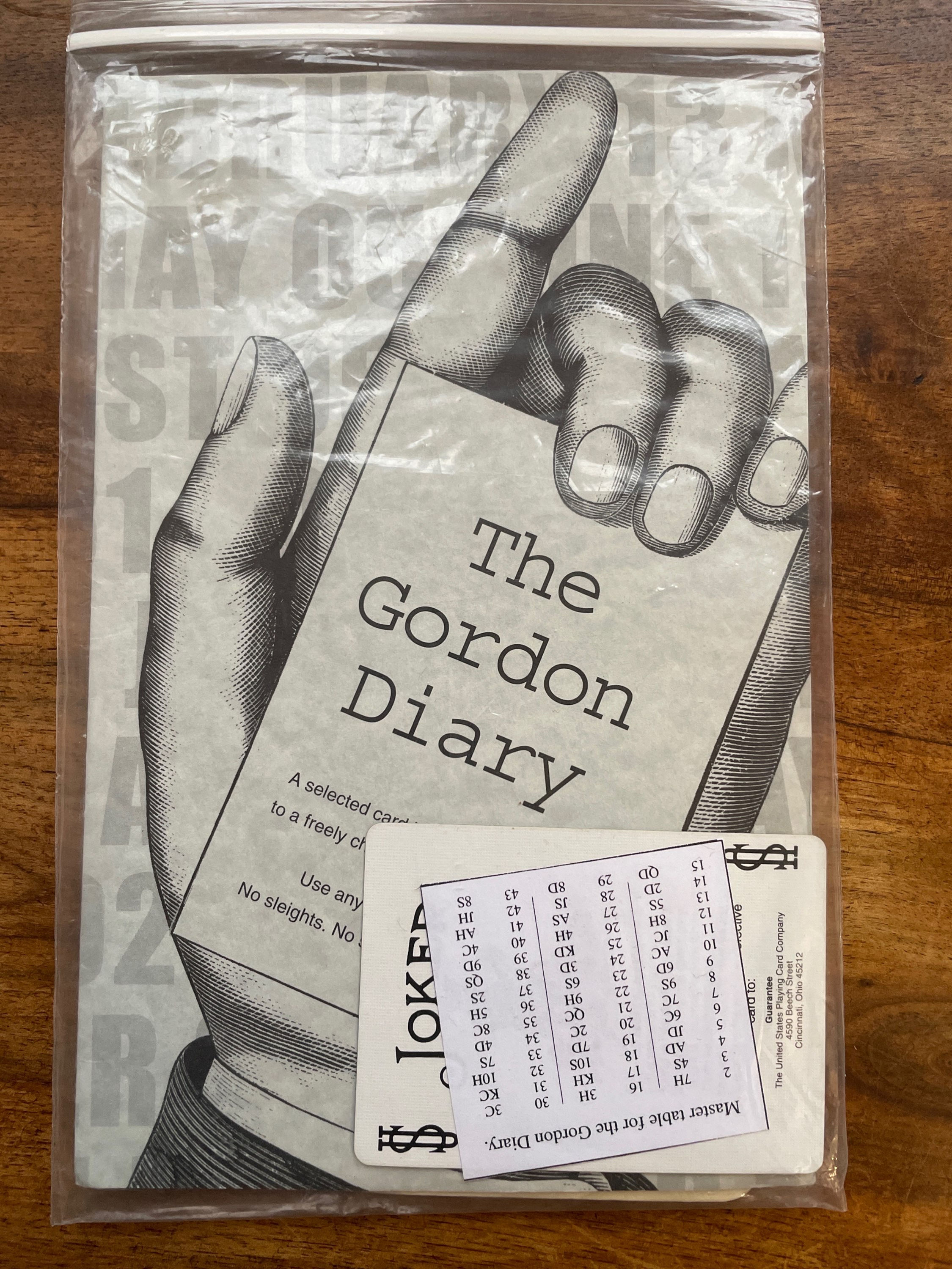 Paul Gordon diary 