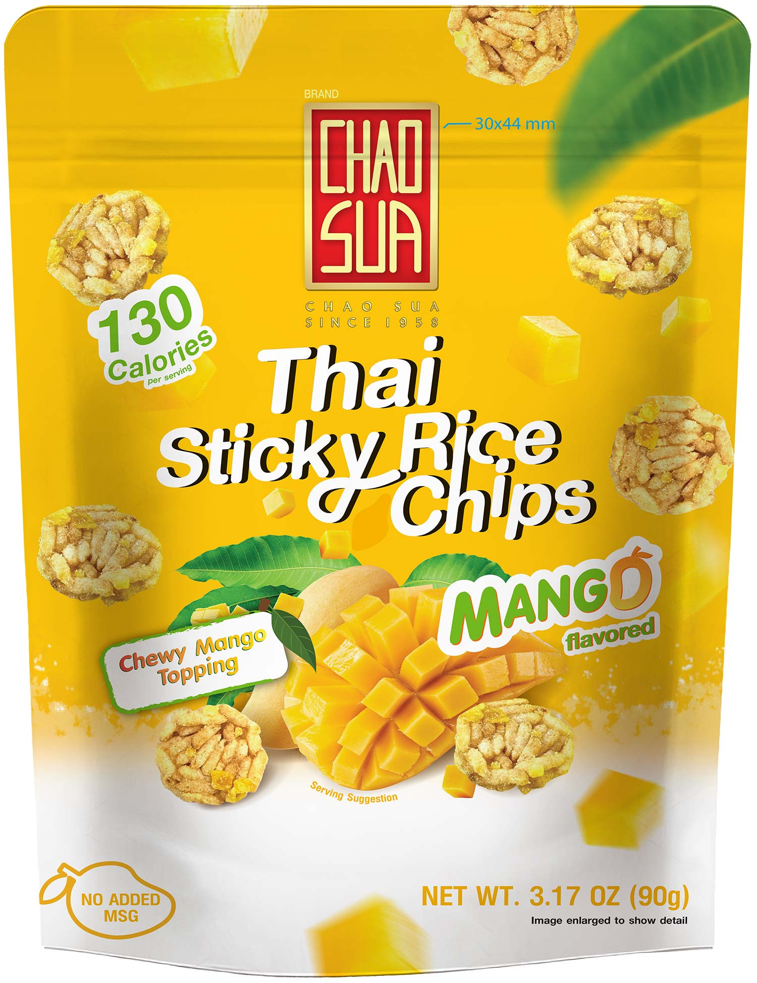 Thai Sticky Rice Chips : Mango flavor