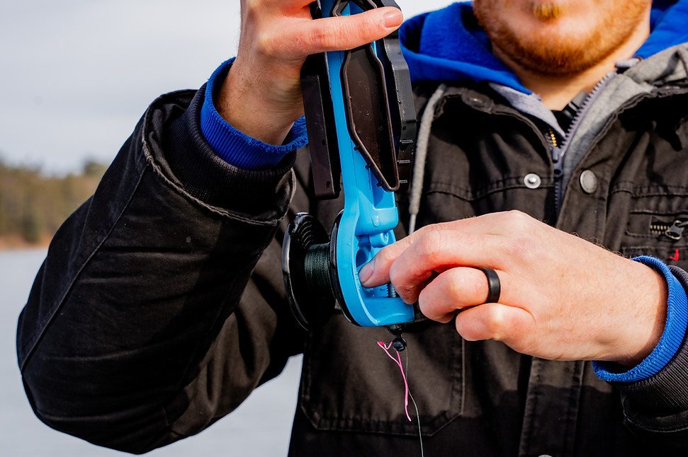 Ice Hawk fishing tool demonstration