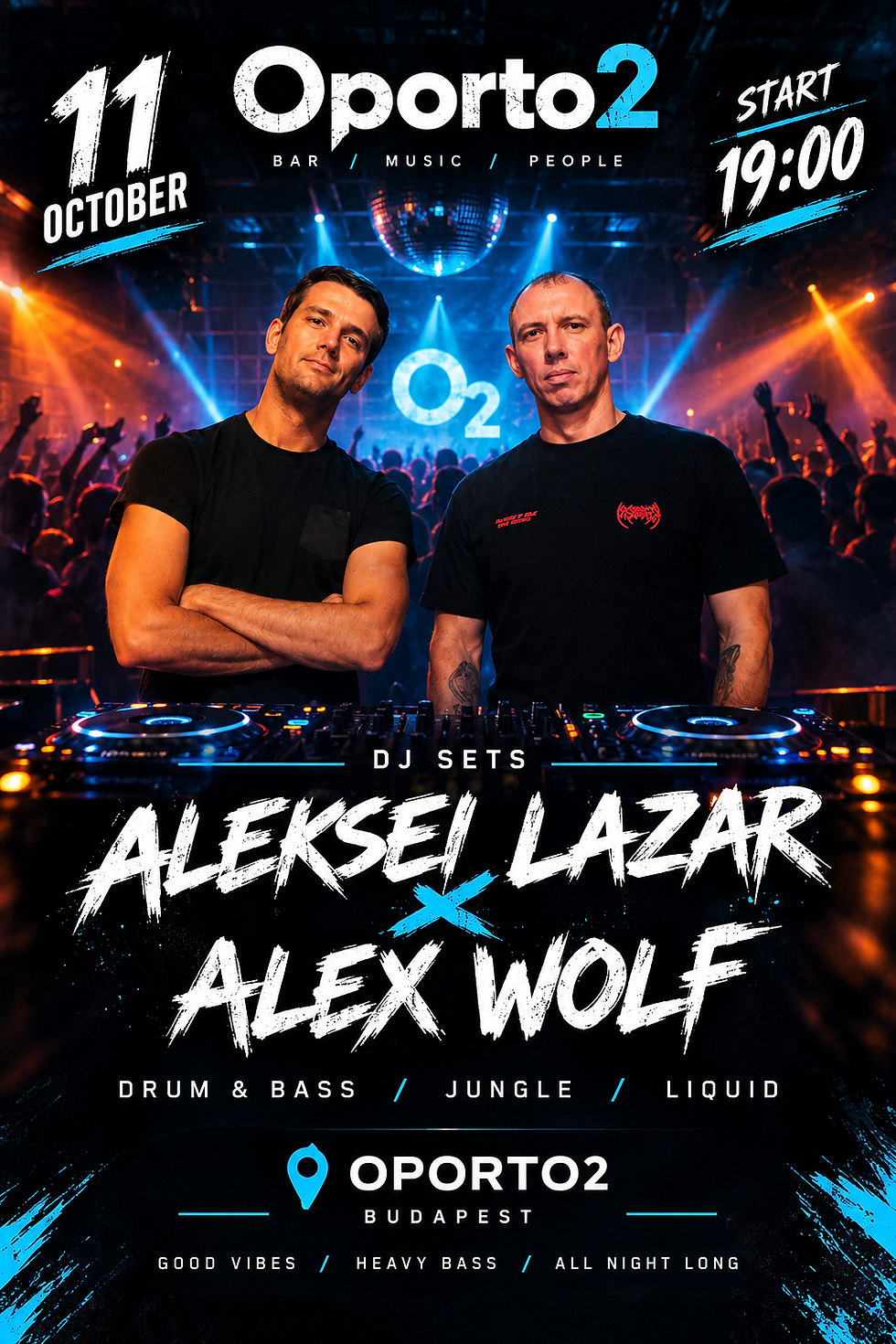 Drum&bass, Dubstep and progressive house