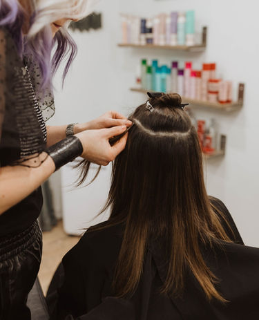 Natural-looking hair extensions adding volume in Lake Orion, MI