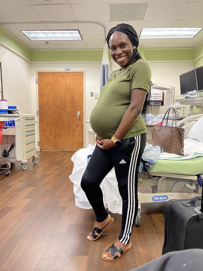 big mama, birth, 9 months pregnant, black motherhood, maternity