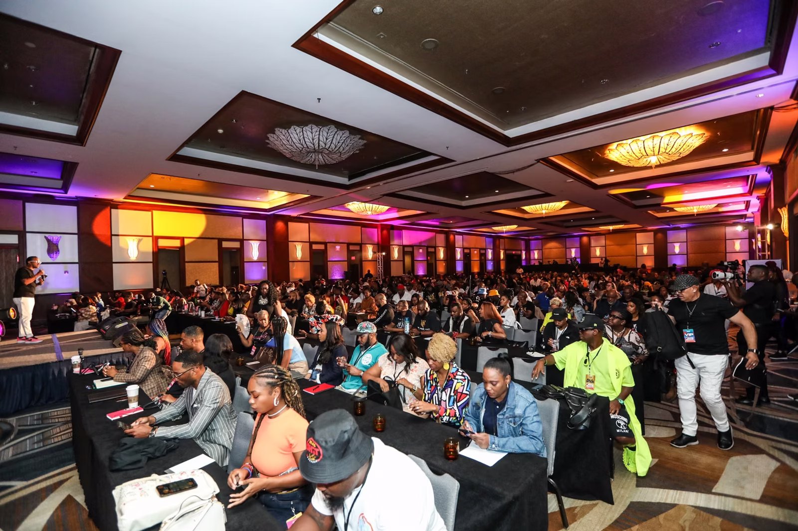 The Podcast Summit — conference audience.