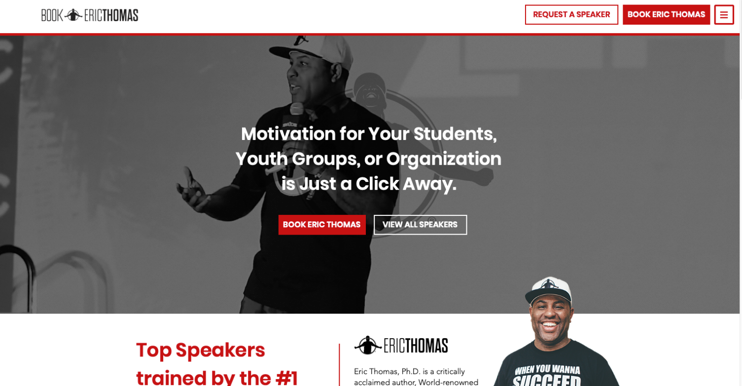 Speakers | Book Eric Thomas and Associates
