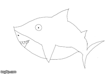 Meg swimming