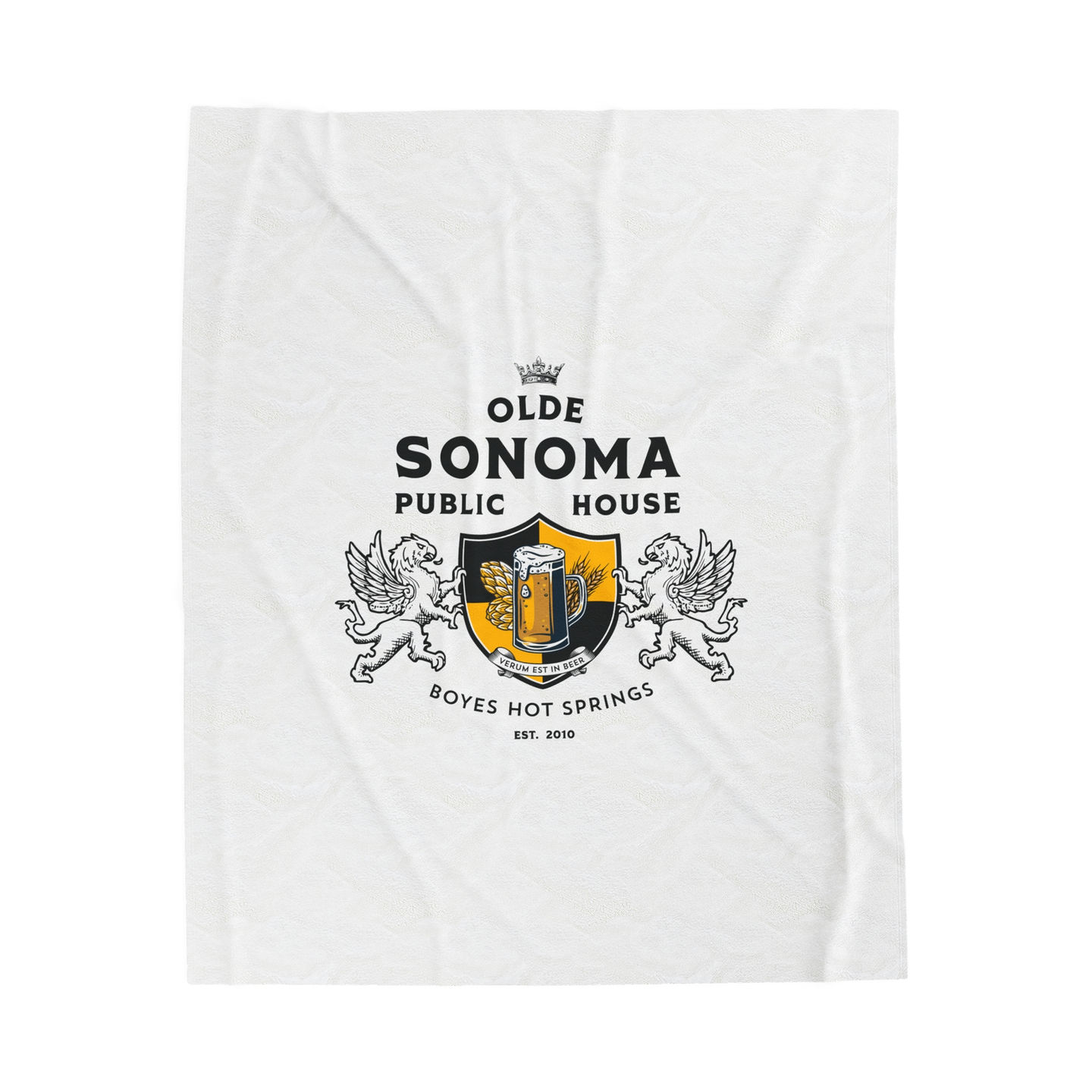 osph blanket white with logo
