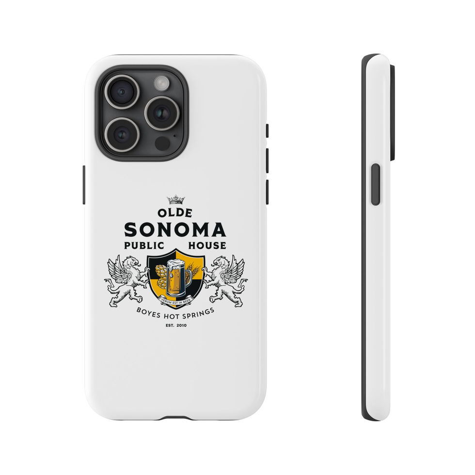 osph phone case white with logo