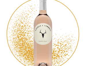2021 Rose by Angels & Cowboys Bottle of wine