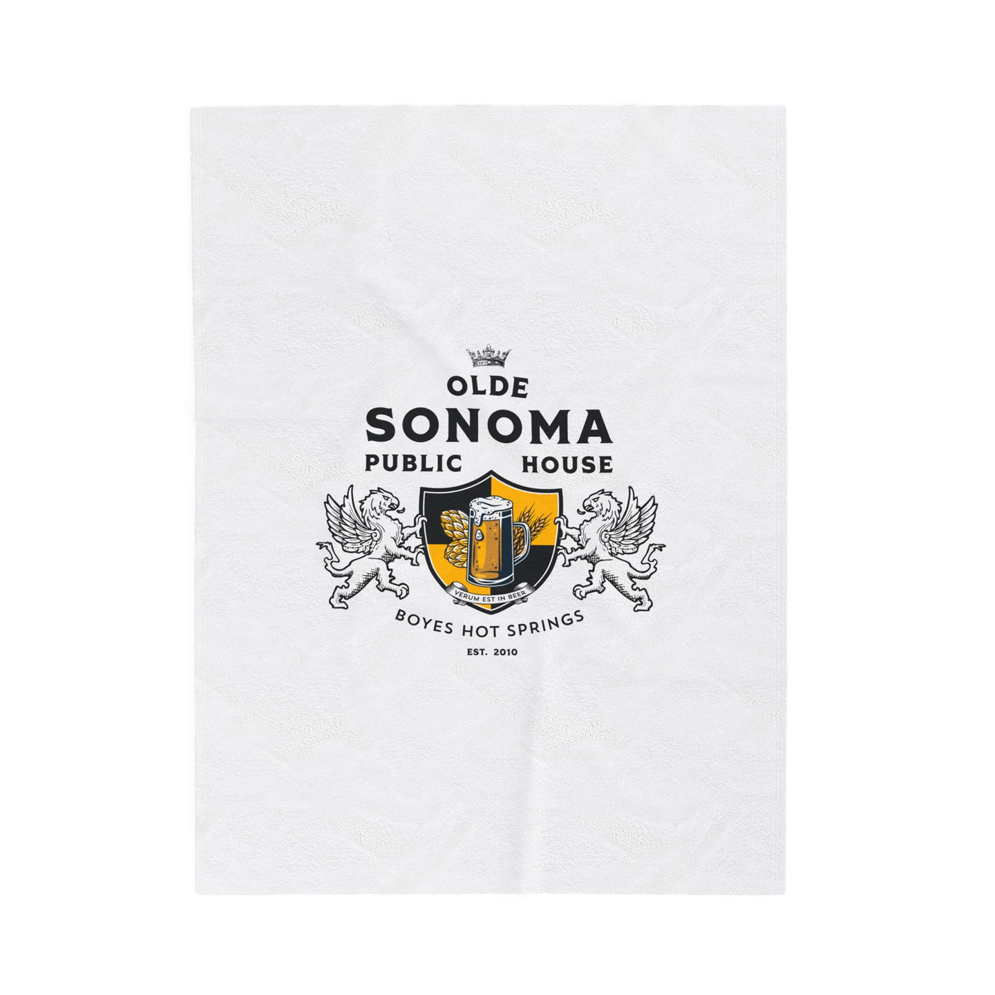 osph plush blanket with logo