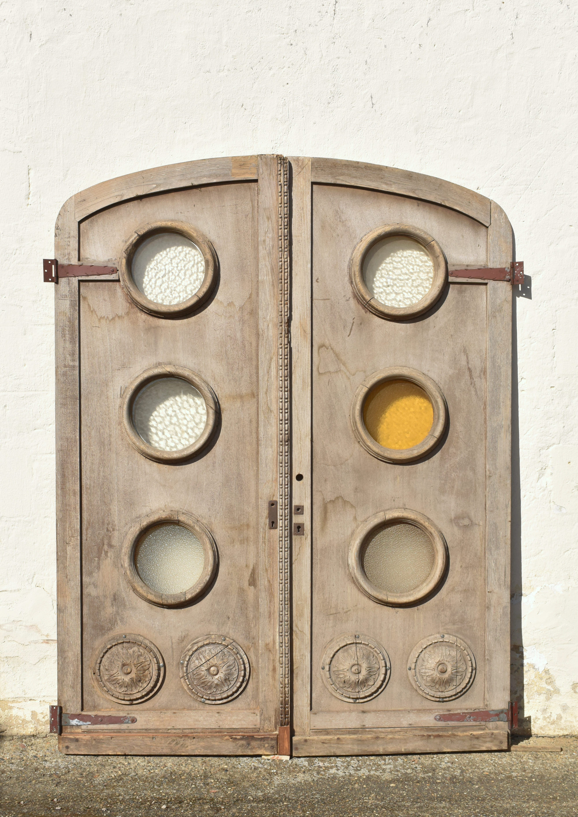 Large Pair French Architectural Doors Haussmann Style