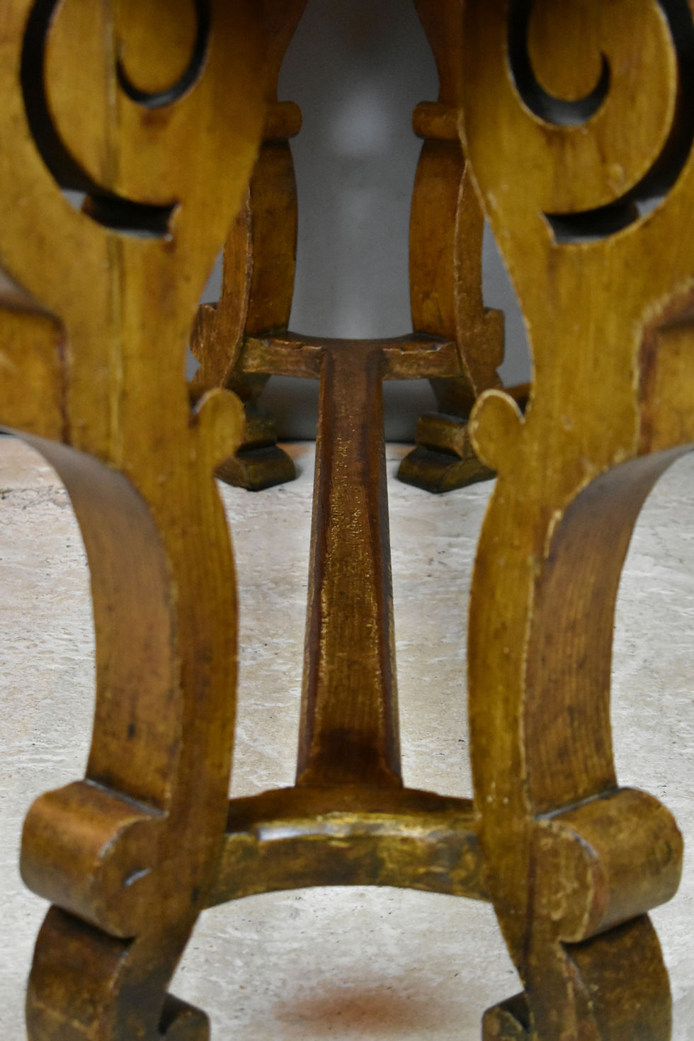 Miniature : Antique French Hall Console Serving Table