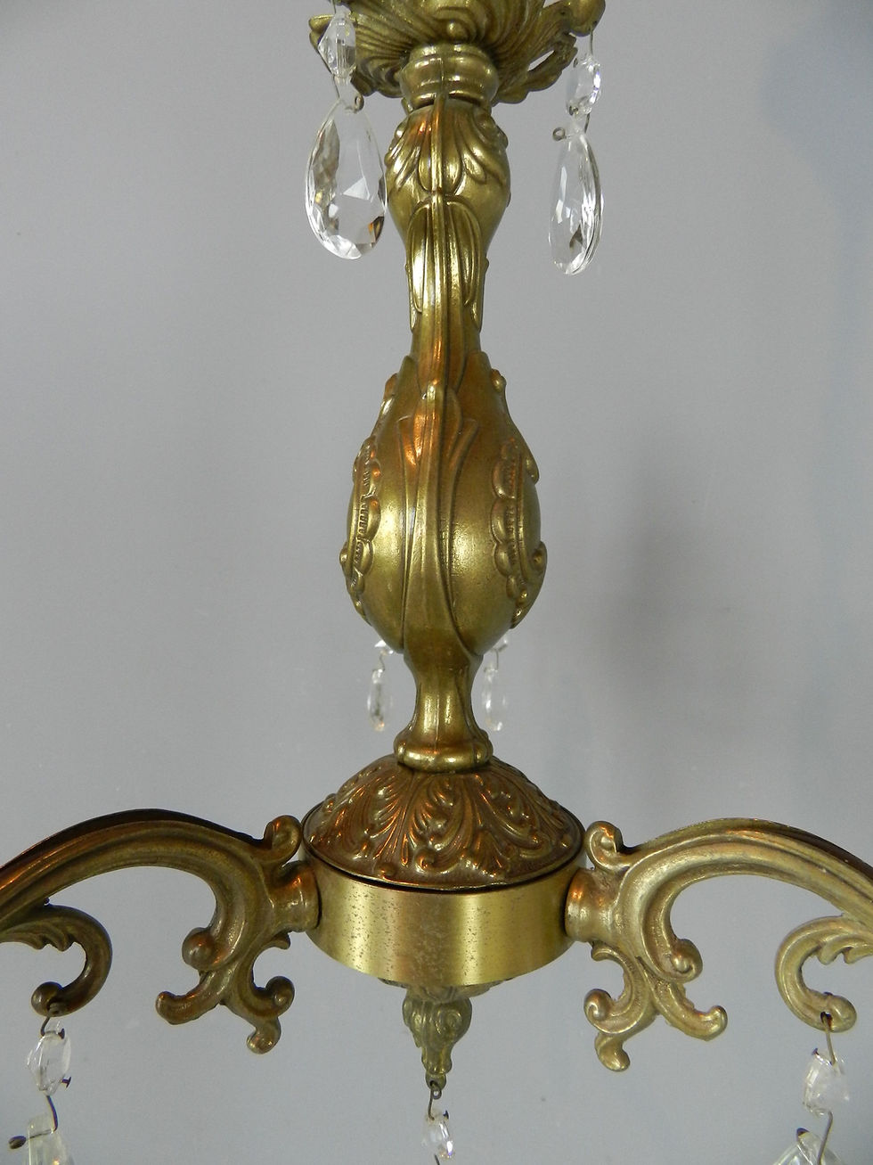 Thumbnail: Pretty French Chandelier & Matching Wall Sconces