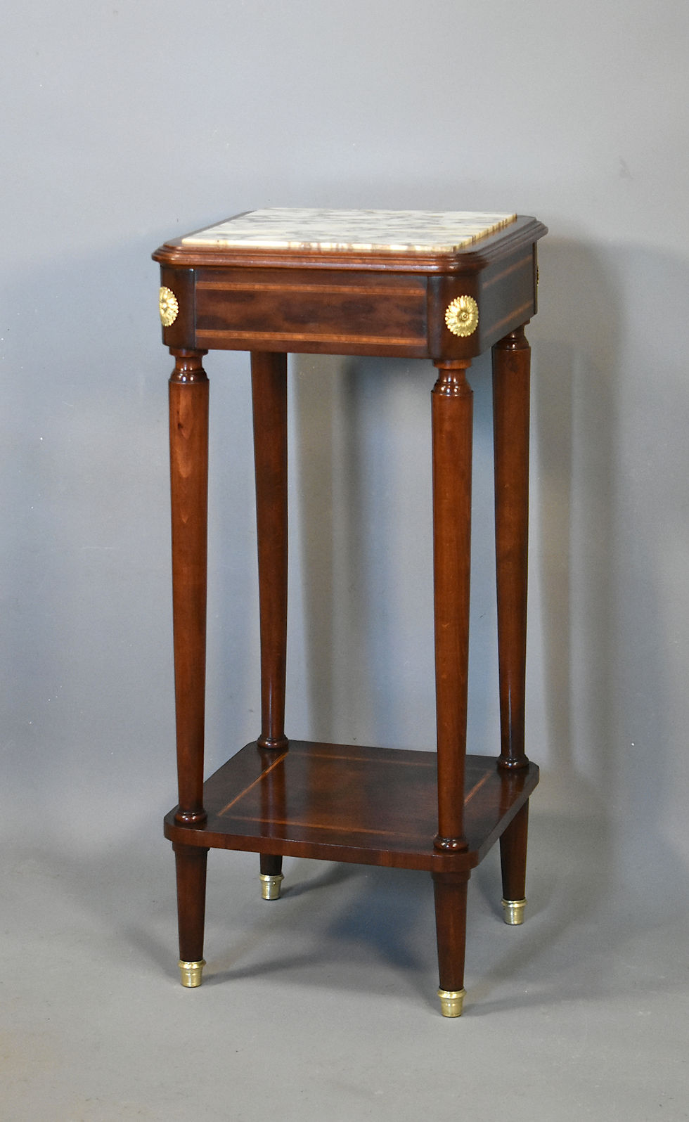 Thumbnail: Antique French Gueridon Side Table Empire Revival