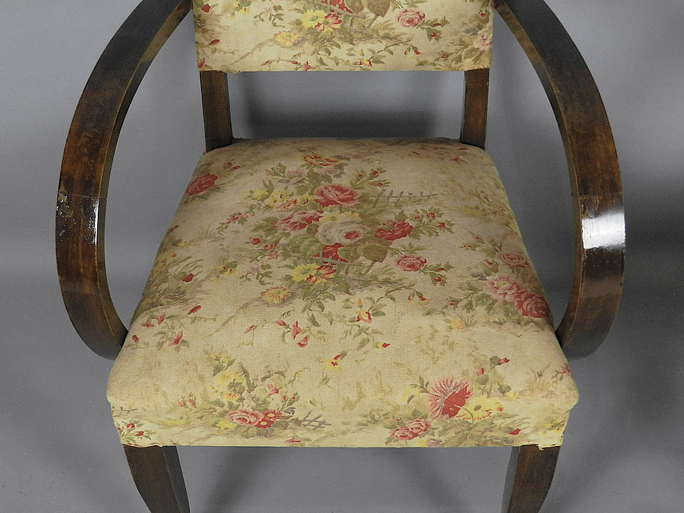 Thumbnail: Pair of French 1940 Bridge Chairs