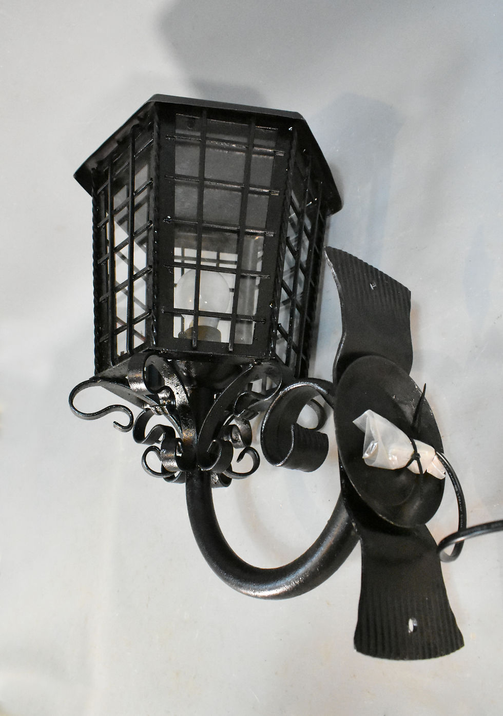 Miniature : Large Exterior Glazed Cast Iron Lantern