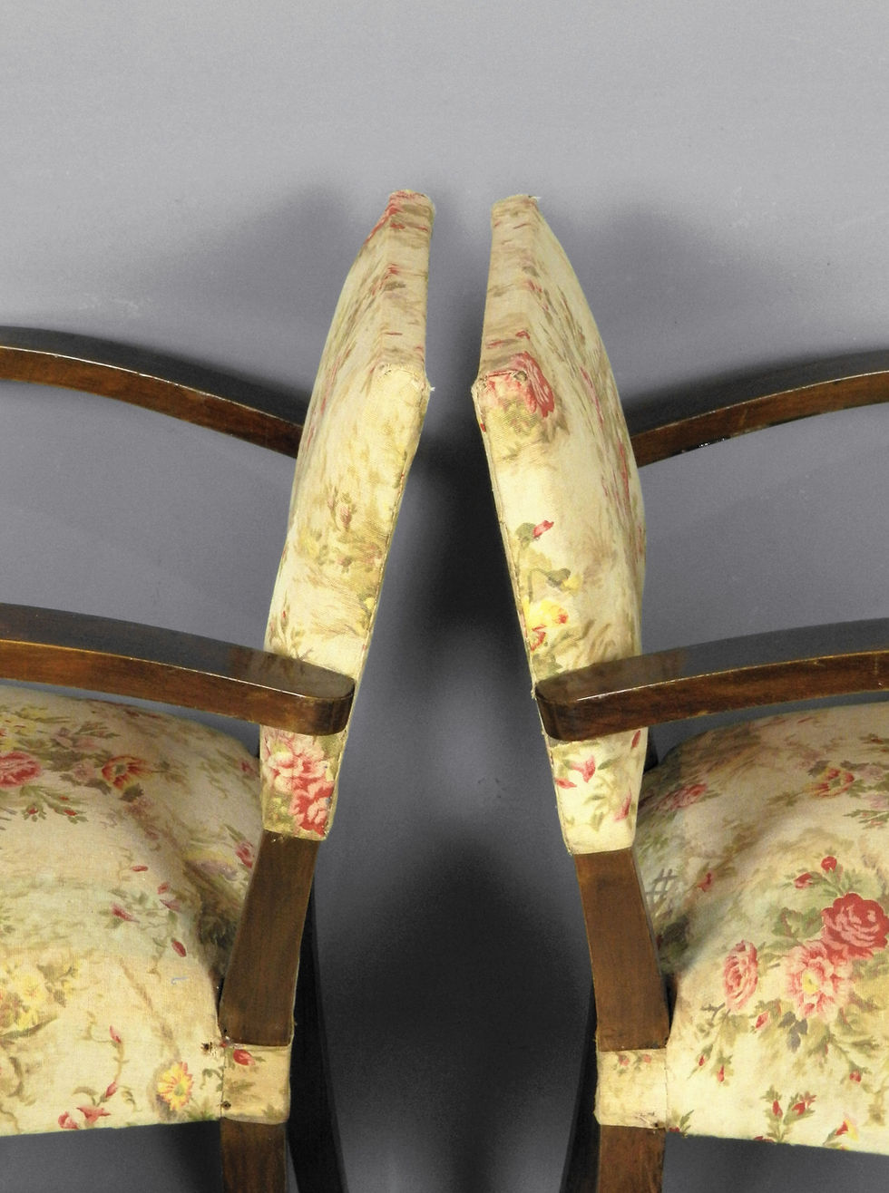 Thumbnail: Pair of French 1940 Bridge Chairs