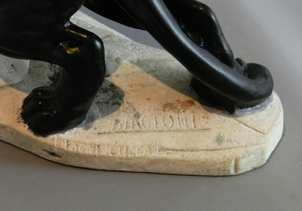 Thumbnail: Lion Sculpture in Plaster by Biagioni