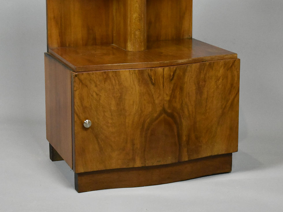 Miniature : French Art Deco Bedside Cabinet