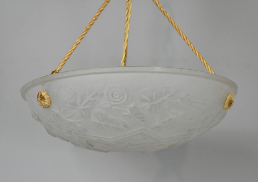 Miniature : Antique Art Deco French Ceiling Light