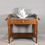 Thumbnail: Oak Washstand with Grey Marble Top Henri II Style