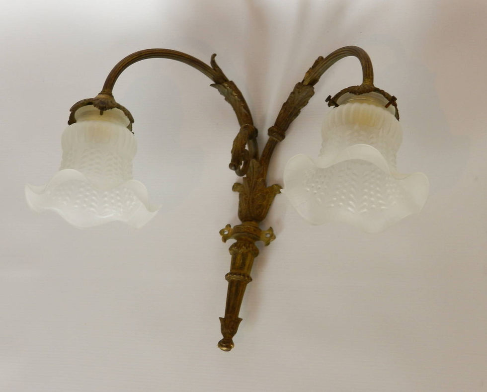Miniature : French Gilt Bronze Wall Sconce