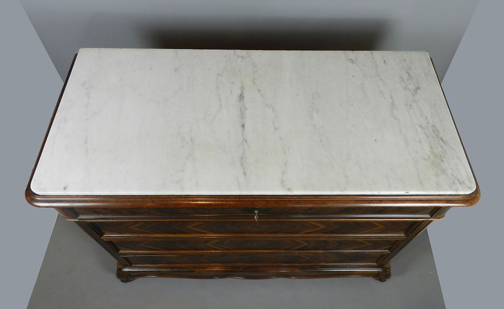 Miniature : Mid 19th Century French Rosewood Commode