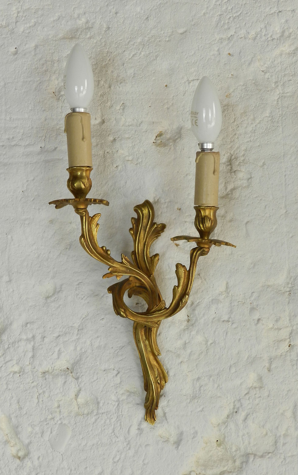 Thumbnail: Pair French Antique Wall Sconces Lights