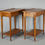 Miniature : Pair of French Sofa End Tables/Bedside Cabinets in Cherry Louis XVI Style