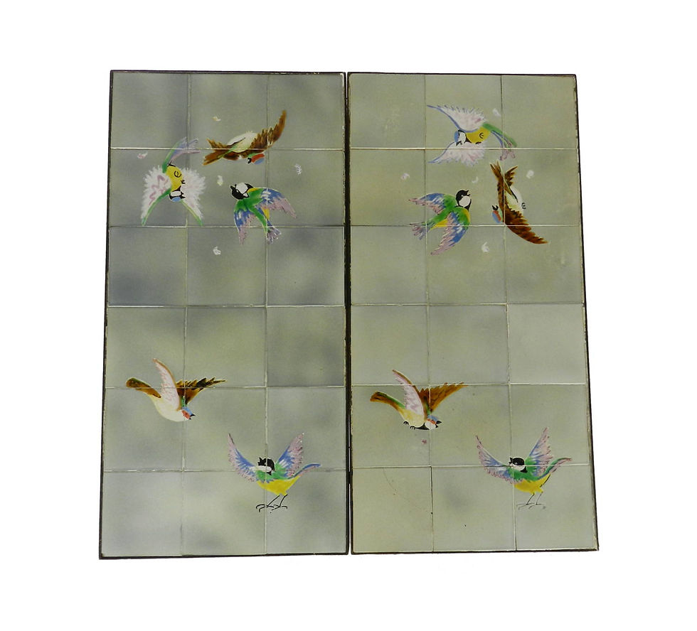 Thumbnail: Unique French Conservatory Tiled Table