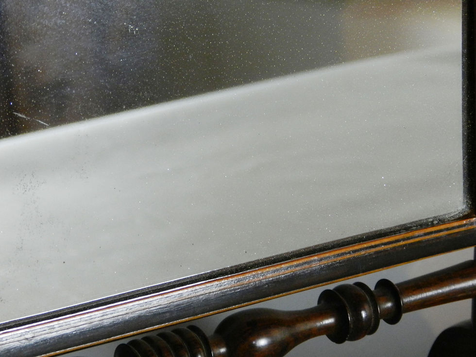 Miniature : French Antique Rosewood Toilet Mirror