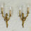 Miniature : Pair French Antique Wall Sconces Lights