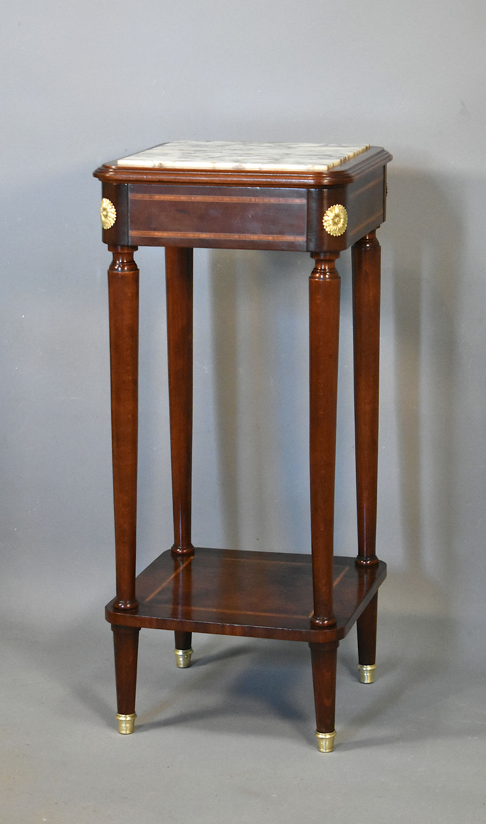 Thumbnail: Antique French Gueridon Side Table Empire Revival