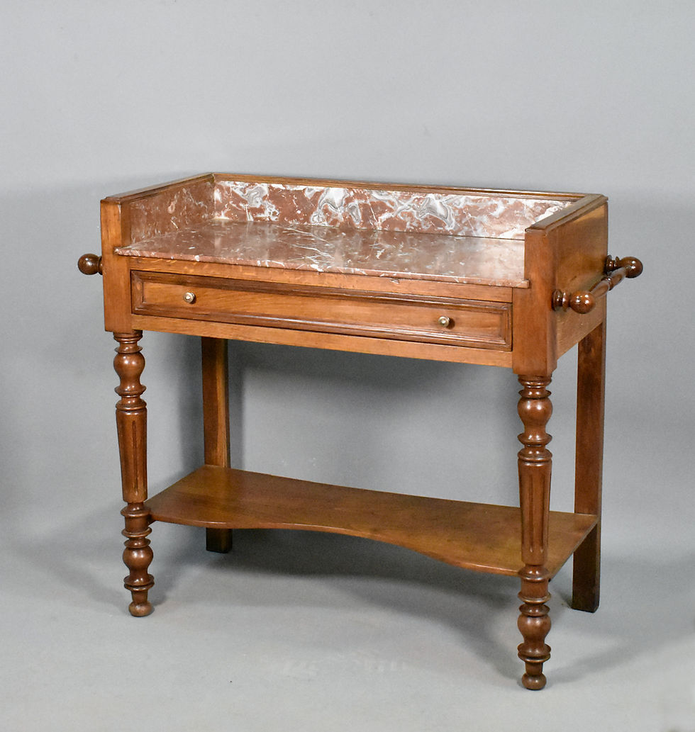 Miniature : French Antique Oak Washstand