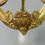 Miniature : Elegant Gilt Bronze Art Nouveau Chandelier