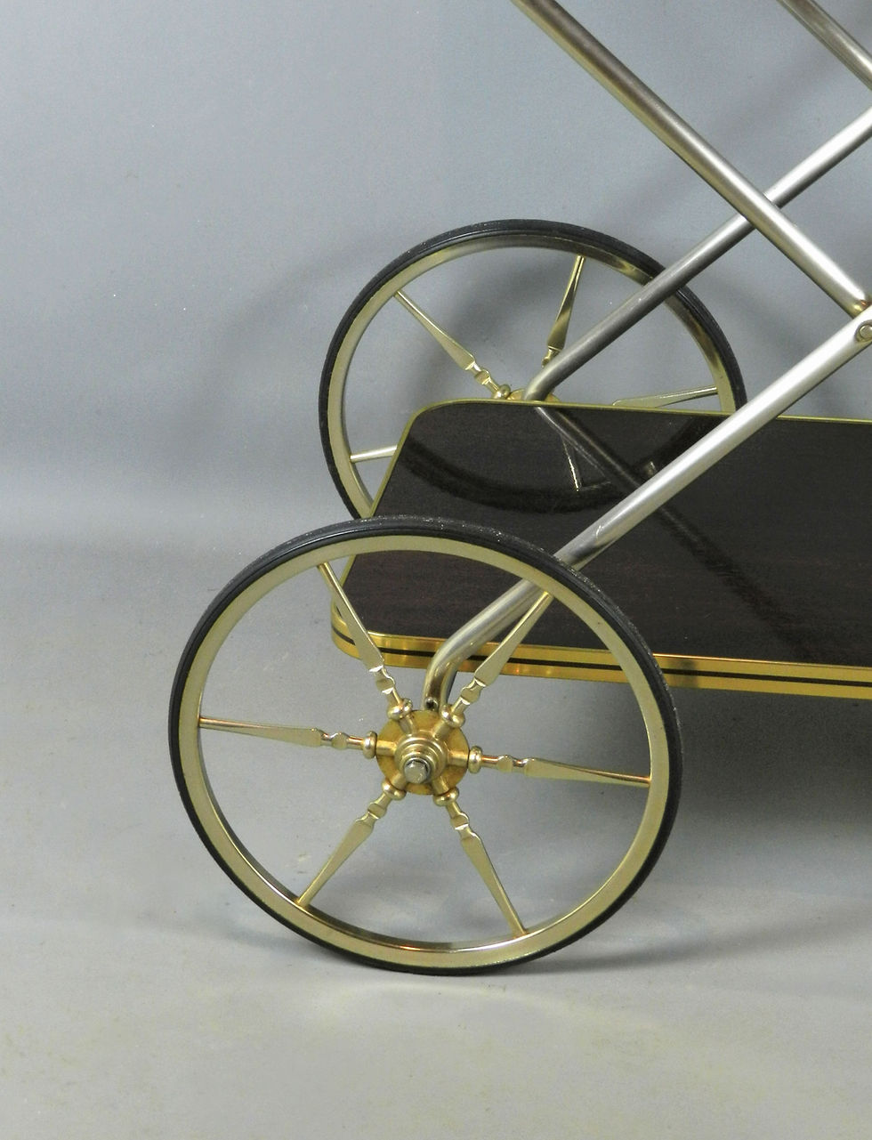 Miniature : French 1960's Trolley Bar Cart