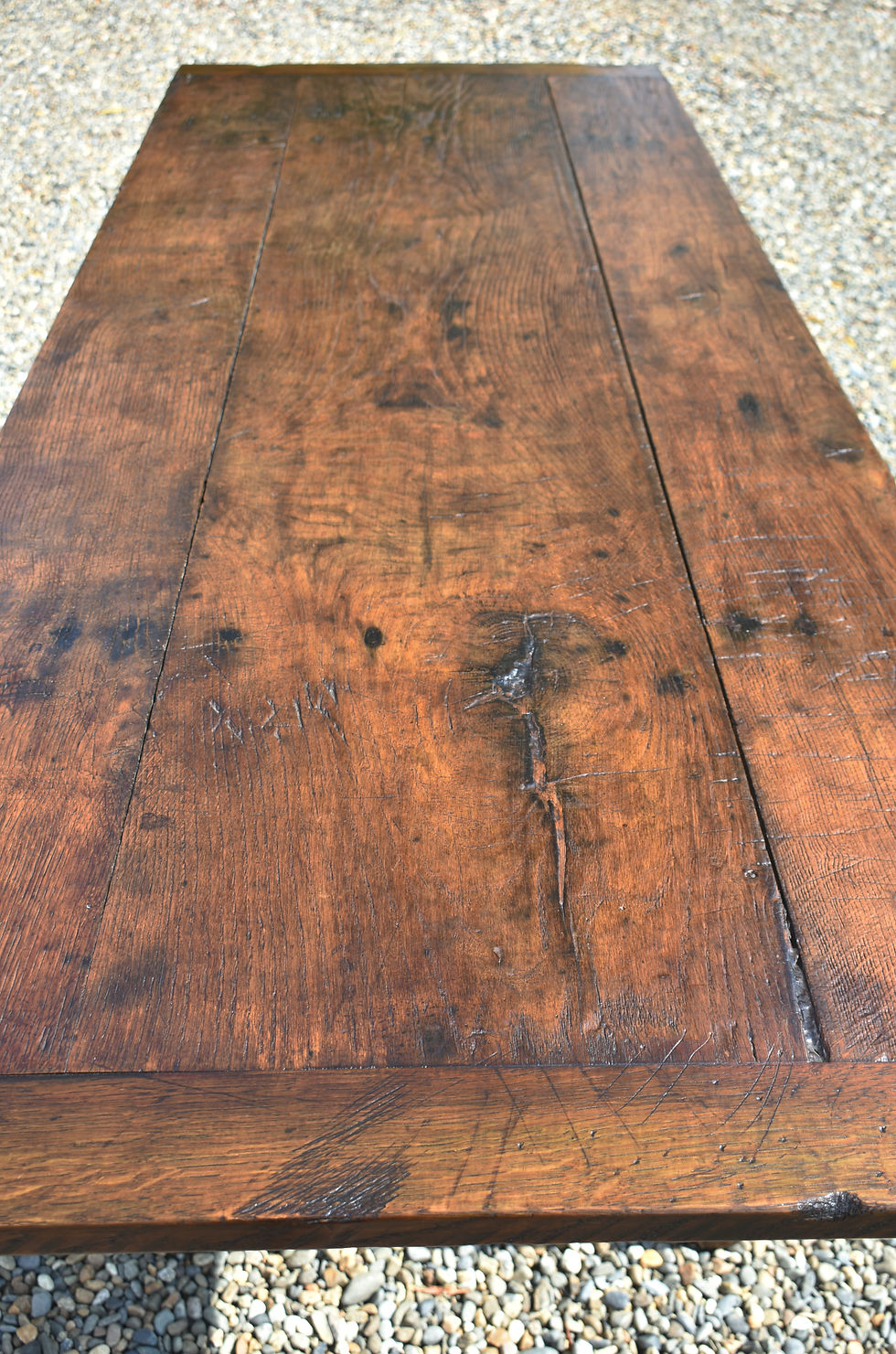Thumbnail: Antique French Oak Refectory Table