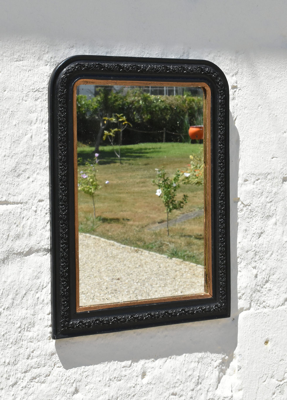 Thumbnail: Antique French Ebonised Mirror Napoleon III Second Empire