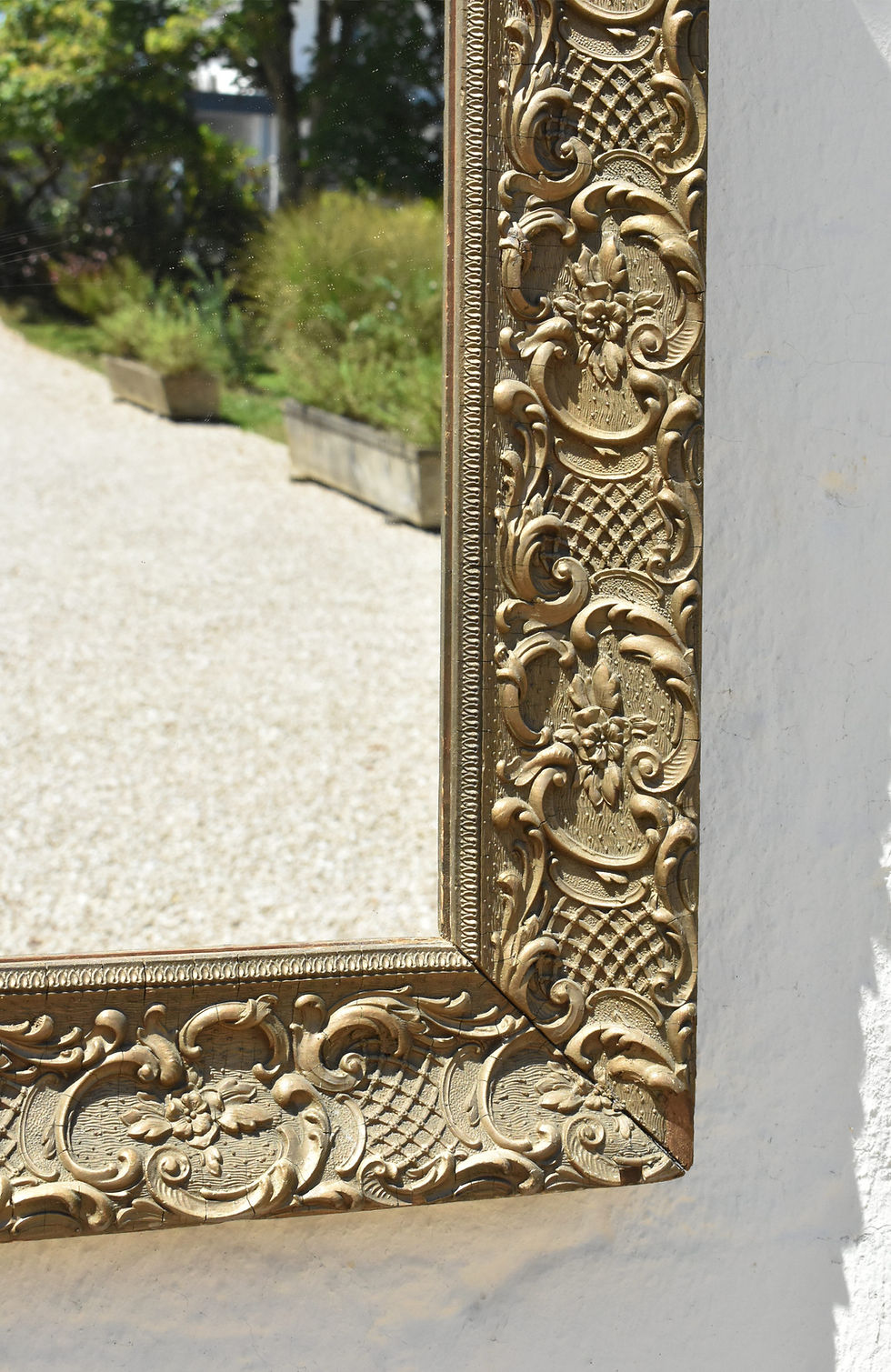 Thumbnail: Antique French Giltwood Mirror 19th Century