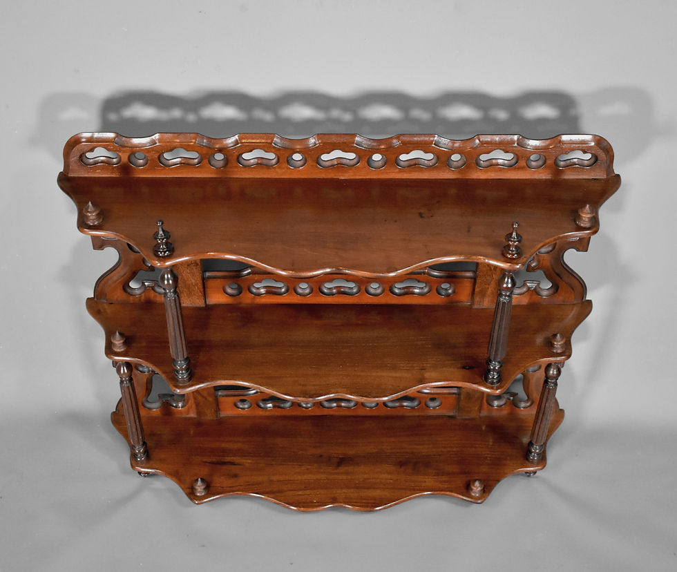 Miniature : Étagères Murales Antiques en Acajou, France 19ème C