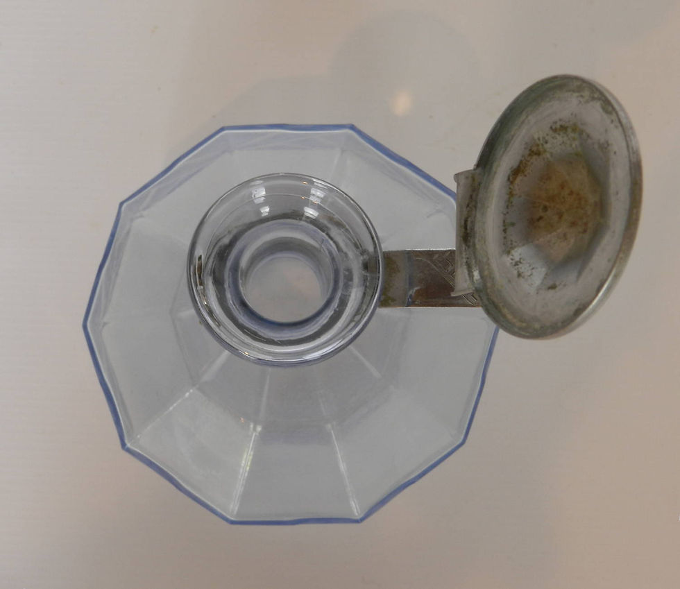 Thumbnail: French Art Deco Glass Decanter